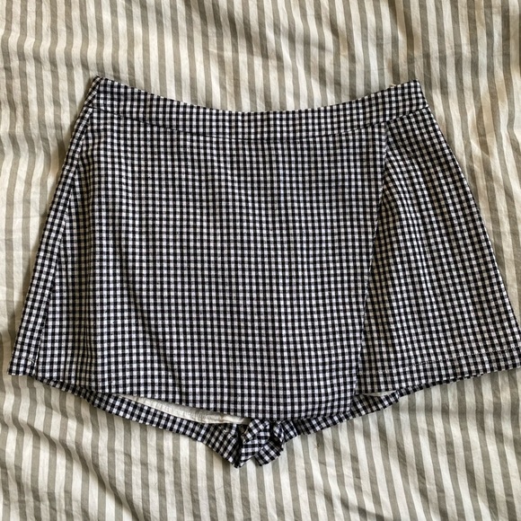 Gingham Skort - Picture 1 of 4